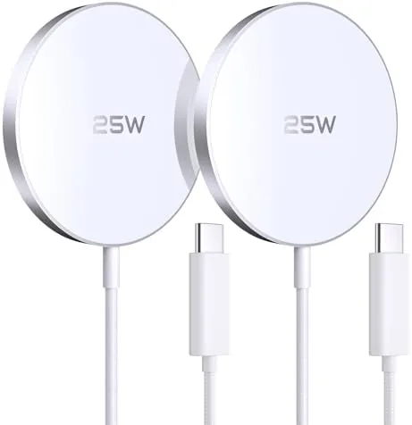 Overview of the MagSafe Charger 2 Pack 25W Magnetic Wireless Charger Fast Charging