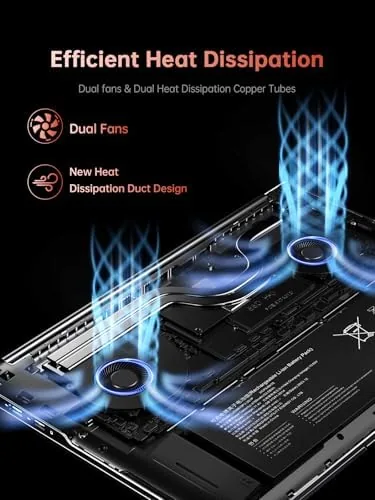 The KAIGERR 2026 Gaming Laptop, 24GB DDR5 512GB NVMe SSD Laptop in real use