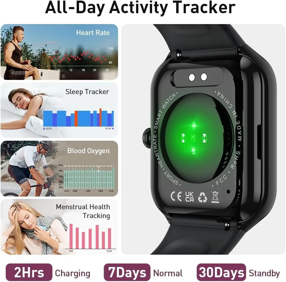 The Smart Watch(Answer/Make Call), 1.96" HD Smartwatch for Men Women, 2026 in real use