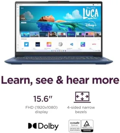 Close look at the Lenovo IdeaPad Slim 3 • 15.6" FHD Business Laptop • build quality