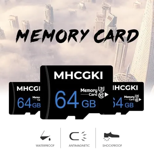 Close look at the 64GB Micro Memory Card High Speed Class 10 TF Memory build quality