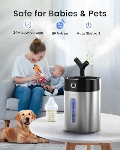 The Feekaa Stainless Steel Humidifier Easy Clean, 1Gal/4L Cool Mist Humidifiers compared in context
