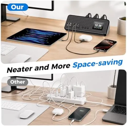 Testing the Surge Protector Power Strip with Control Switch, Multi Plug Extension over two weeks