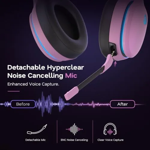 The headset with the boom microphone flipped up