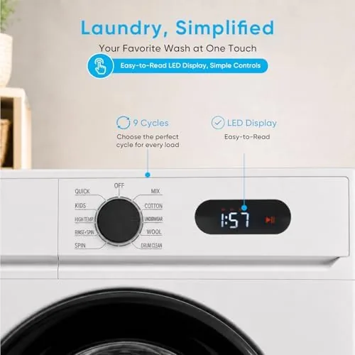 The detergent drawer open showing the compartments