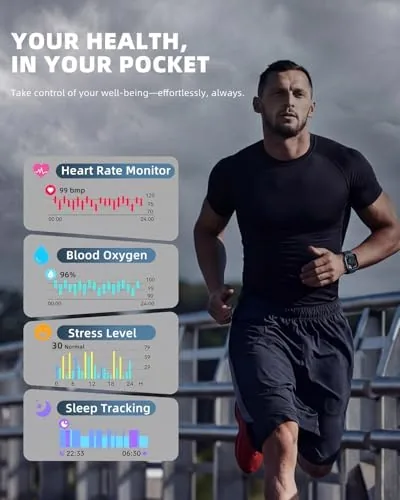 Close look at the Smart Watch for Women Men, Fitness and Sleep Trackers with build quality