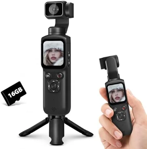 Overview of the 4K Vlogging Camera for YouTube, 75MP Pocket Camera with 330°