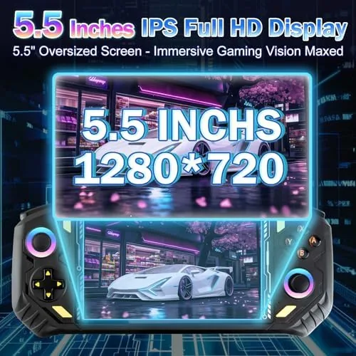 The RG56PRO being held in one hand during travel play