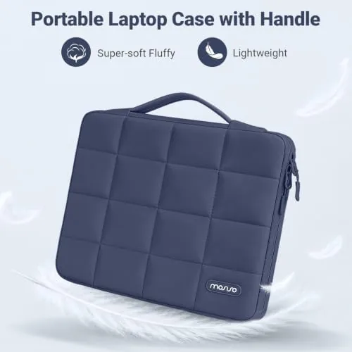 Close look at the MOSISO 360 Protective Laptop Case 13 inch, Laptop Sleeve Bag build quality