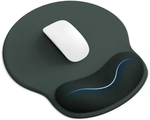 Mouse Pad with Wrist Rest for Desktop Large Ergonomic Mouse Mat(Black+Gray) | 10.6''L x Review: Tested and Rated