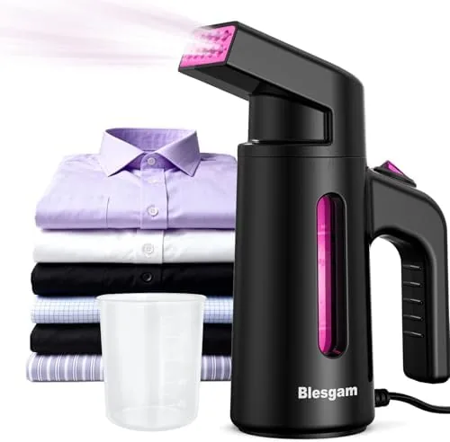 Overview of the Travel Steamer for Clothes, Dual-Row Steam Handheld Clothes Steamer |