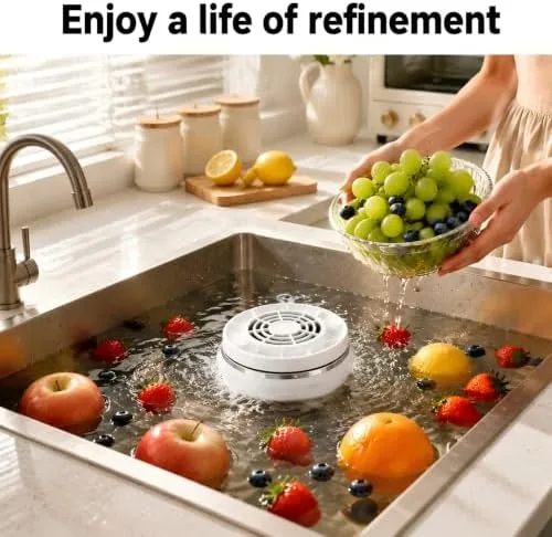 Cloudy wash water after cleaning strawberries, with grit settled at the basin bottom