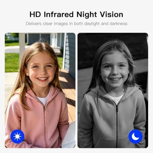 The Video Doorbell Camera with Monitor Wireless, Smart Video Door Phone in real use