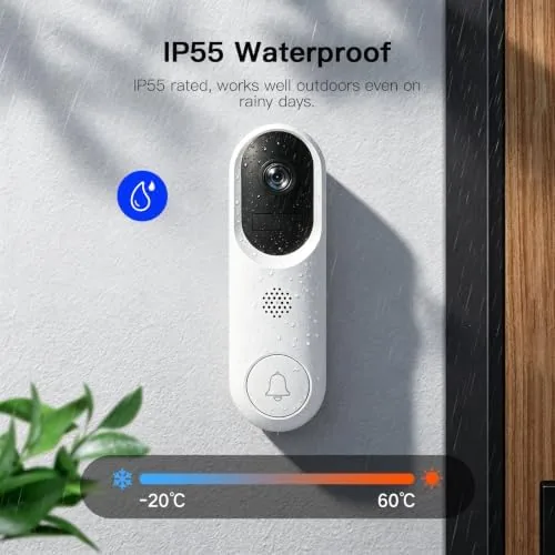 The Video Doorbell Camera with Monitor Wireless, Smart Video Door Phone compared in context