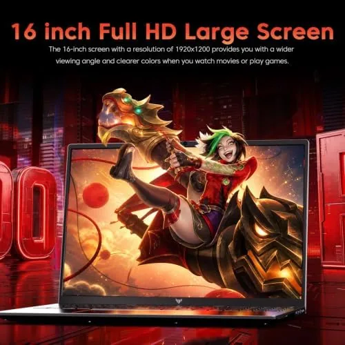 Another view of the Gaming Laptop with AMD Ryzen 7 H255 (up to 4.9GHz),24GB