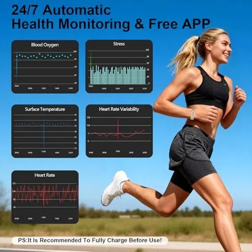 Close look at the Smart Bracelet Fitness Trackers for Men Women, Smart Watch 24/7 build quality