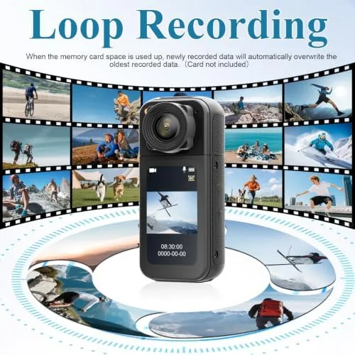 Sample outdoor footage from the body camera on a walk