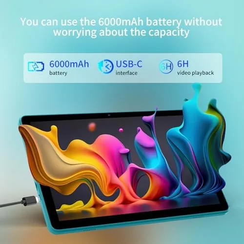 Another view of the Android 16 Tablet 10 inch Tablets, 20GB RAM 128GB ROM