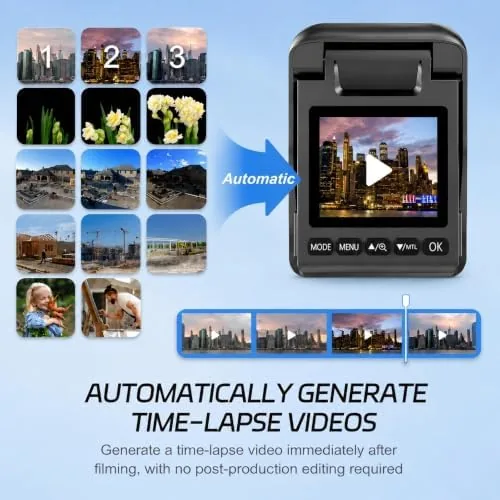 Another view of the Time Lapse Camera WiFi 4K Timelapse Camera Construction Long Battery