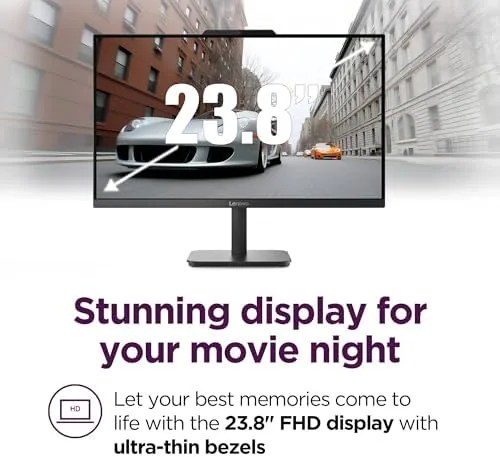 The Full HD display showing a spreadsheet and web browser