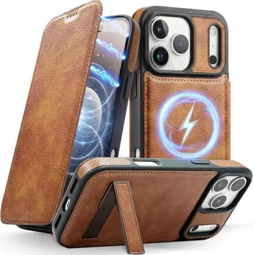 Overview of the Magnetic Leather Wallet Phone Case for iPhone 17 Pro Max