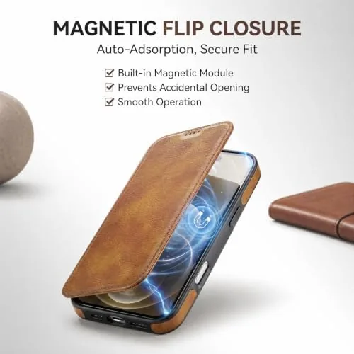 The Magnetic Leather Wallet Phone Case for iPhone 17 Pro Max compared in context