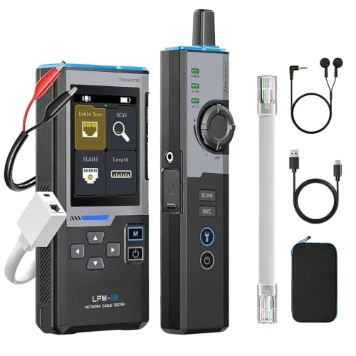 LPM-10A Ethernet Tester,Wire Tracer Kit,for CAT5 CAT5e CAT6 RJ11 RJ45 | Network Cable Tester Review: Tested and Rated