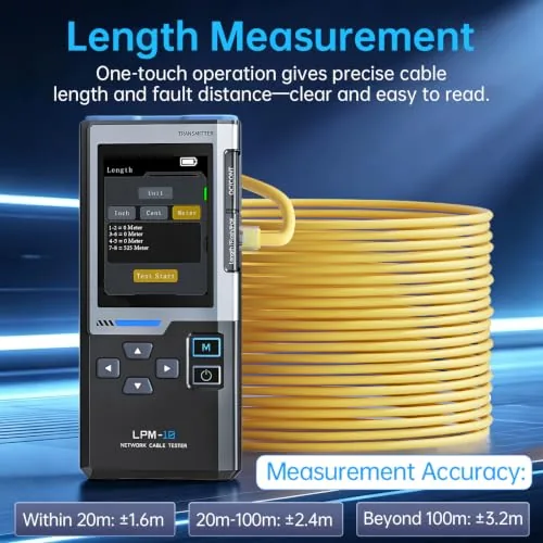 Another view of the LPM-10A Ethernet Tester,Wire Tracer Kit,for CAT5 CAT5e CAT6 RJ11 RJ45