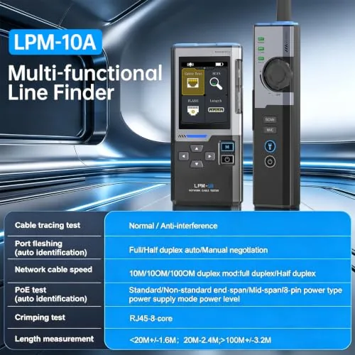 Testing the LPM-10A Ethernet Tester,Wire Tracer Kit,for CAT5 CAT5e CAT6 RJ11 RJ45 over two weeks