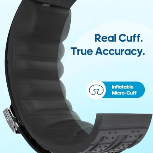 Close look at the Smart Blood Pressure Monitor Watch, FDA 510(k) Clearance (Gunmetal Gray) build quality