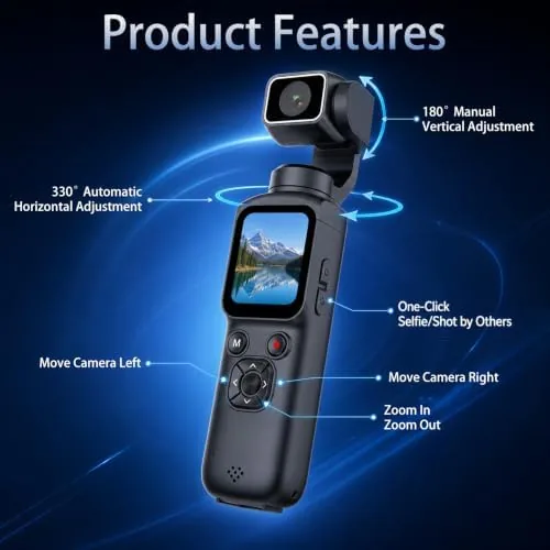 The Pocket Vlogging Camera for YouTube, Handheld Gimbal Blogging Cam | compared in context