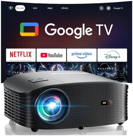 Overview of the GOODEE Mini Projector [Official Licensed Google TV] Built-in Apps |