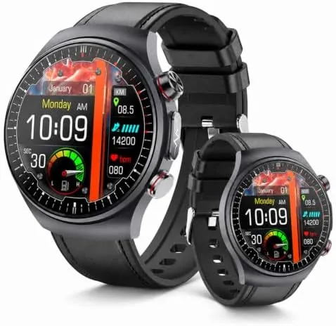 Overview of the Smartwatch for Men, Bluetooth Calling, 1.43" AMOLED Display, 10-Day Battery