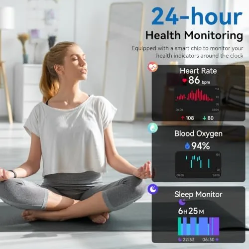 The Smart Watch with Alexa Built-in 2026 Fitness Tracker 1.83" HD in real use