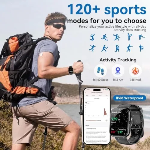 Another view of the Smart Watch with Alexa Built-in 2026 Fitness Tracker 1.83" HD