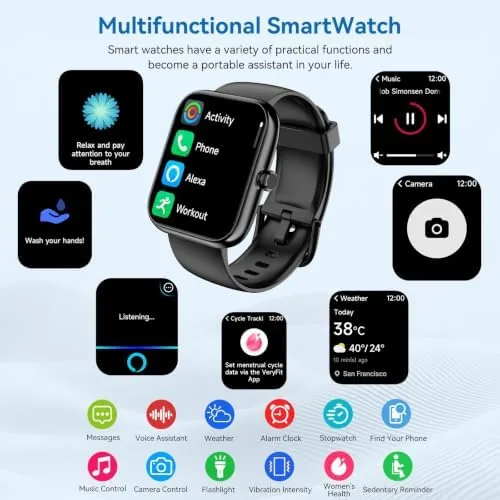 The Smart Watch with Alexa Built-in 2026 Fitness Tracker 1.83" HD compared in context
