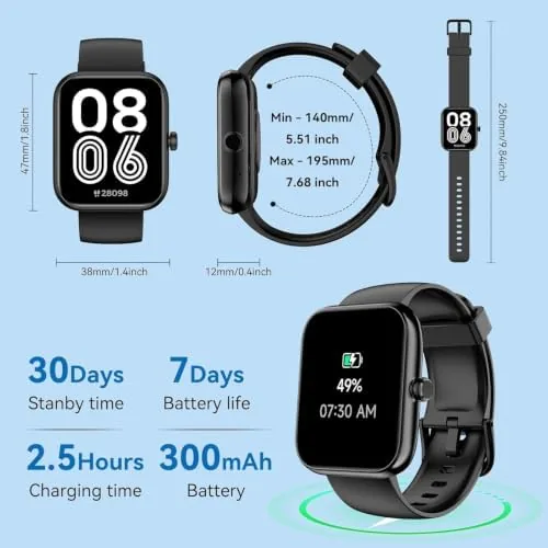 Testing the Smart Watch with Alexa Built-in 2026 Fitness Tracker 1.83" HD over two weeks