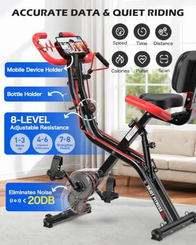 rider using the pooboo folding bike with back support cushion