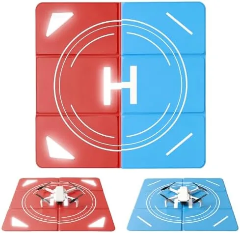 Night Reflective Drone Landing Pad, Foldable Quick-Fold Heavy-Duty Double-Sided Launch Pad (25 Feet), Waterproof Review: Tested and Rated