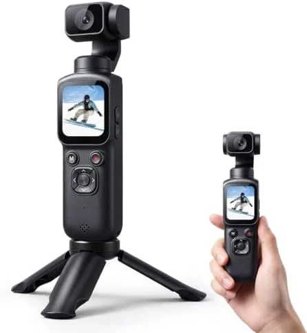 Overview of the 4K Vlogging Camera, Handheld Pocket Camera for YouTube, Gimbal Digital