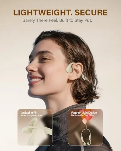 The New Bone Conduction Headphones Bluetooth 6.0, Open Ear Earbuds with in real use