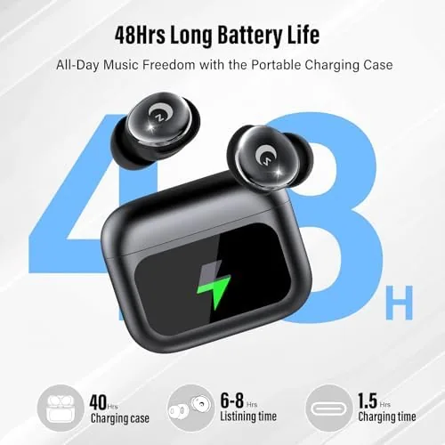 Another view of the 2026 Sleep Earbuds Bluetooth 5.4 in Ear Smart Touch Screen