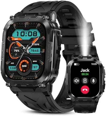 AMAZTIM Smart Watch, Rugged Fitness Watch, 40 Days Battery, Flashlight | 110+ Sports Modes Review: Tested and Rated