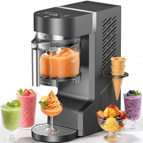 Slushie Machine for Home, Ice Cream Maker, 30OZ, Light Gray | Slushy Margarita Frozen Review: Tested and Rated