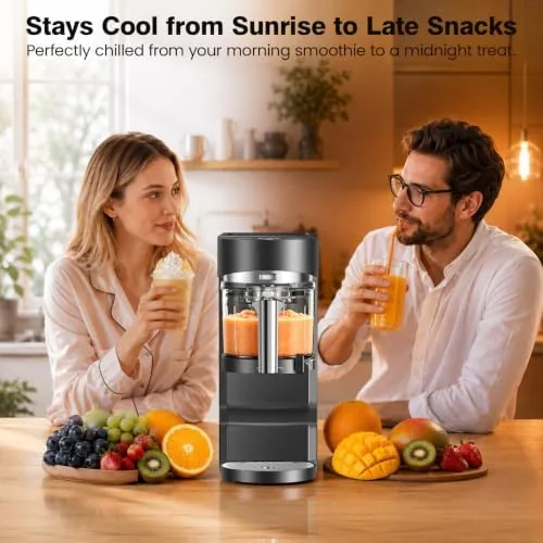 The Slushie Machine for Home, Ice Cream Maker, 30OZ, Light Gray compared in context