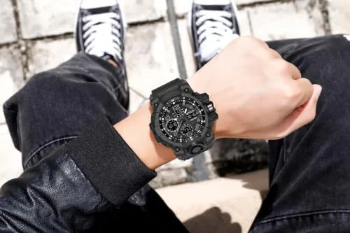 The Waterproof Sports Watches for Men with Night Light, Dual Display compared in context