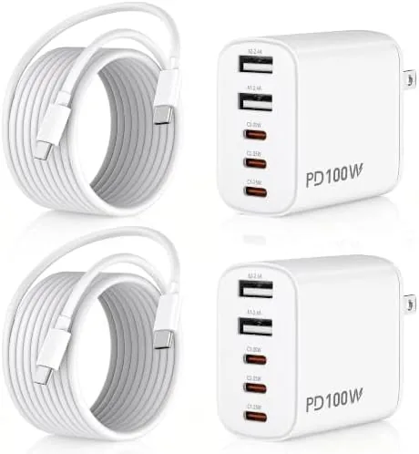 Overview of the 100W 5-Port USB C Charging Blocks for iPhone 17 Charger