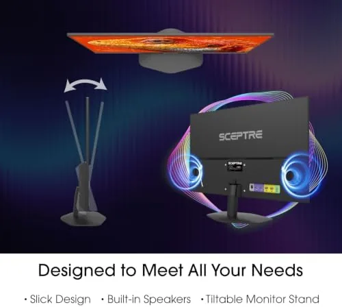 The New! Sceptre 24-inch Prime Gaming Monitor DisplayPort x2 165Hz HDMI in real use