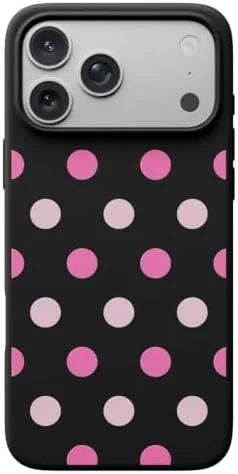 ORNARTO for iPhone 17 Pro Max Case, Liquid Silicone, Pink White Polka Dot | Review: Tested and Rated