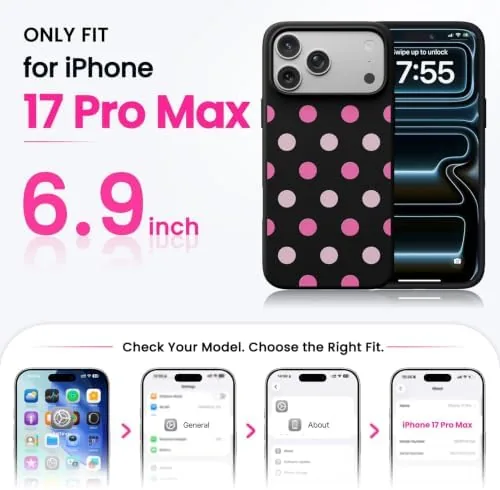 Close look at the ORNARTO for iPhone 17 Pro Max Case, Liquid Silicone, Pink build quality